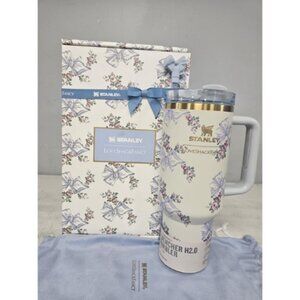 The Stanley X Love Shack Fancy Holiday Quencher Cup 40 OZ - Rosa Beaux Blue